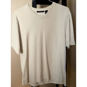 Claiborne Tan Vneck T-shirt